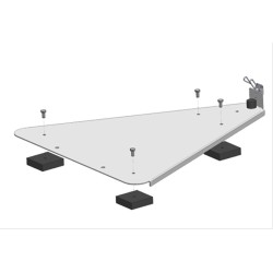 Sistem prindere magnetica pentru triunghiuri luminoase